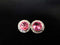 Crystal_Pink_Swarovski_Button_Earrings_irish_dancing_idanceirish_Jpeg