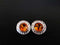 Crystal_Orange_Swarovski_Button_Earrings_irish_dancing_idanceirish_Jpeg